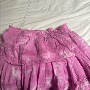 love shack fancy mini skirt